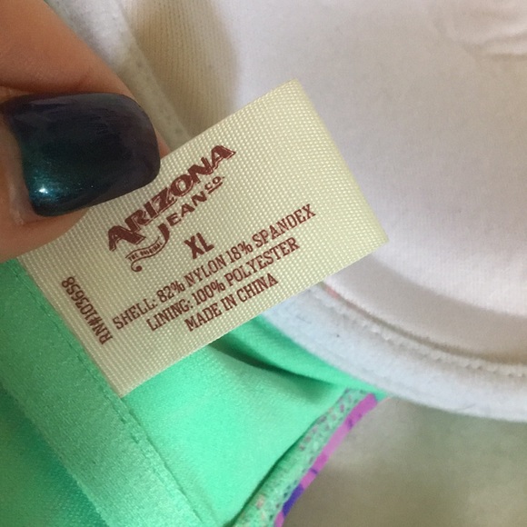 Strapless bright bathing suit top - Picture 3 of 4